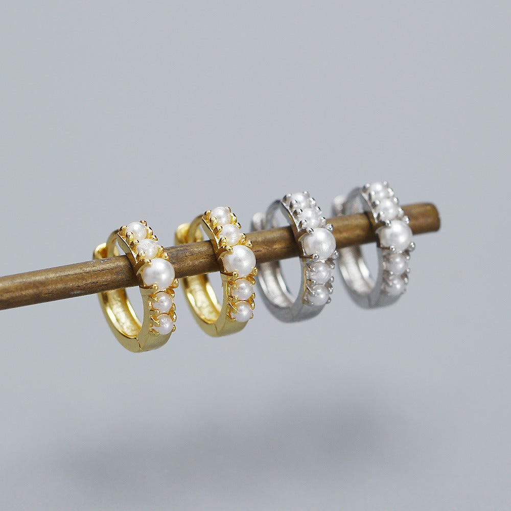 Pearly drop Øreringe