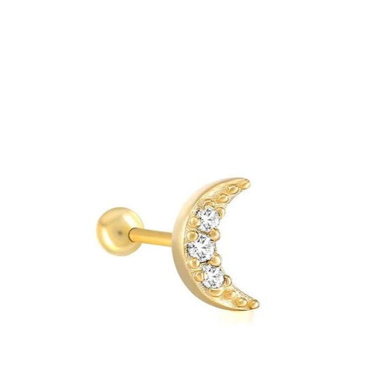 Labret-ørering moon